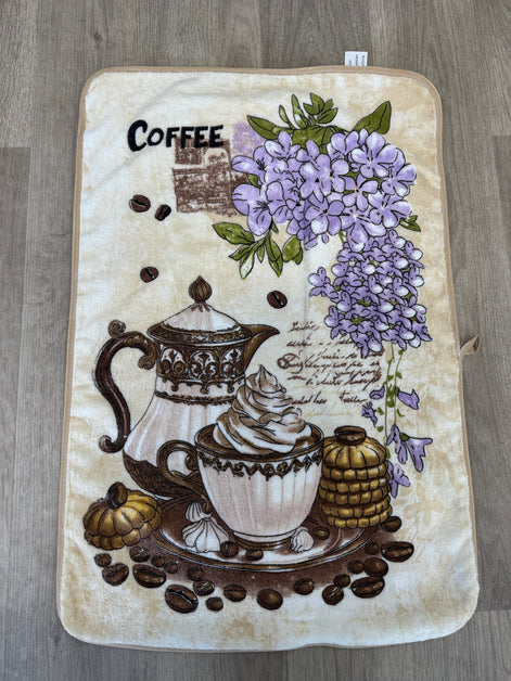 Kuchyňská utěrka coffee šeřík