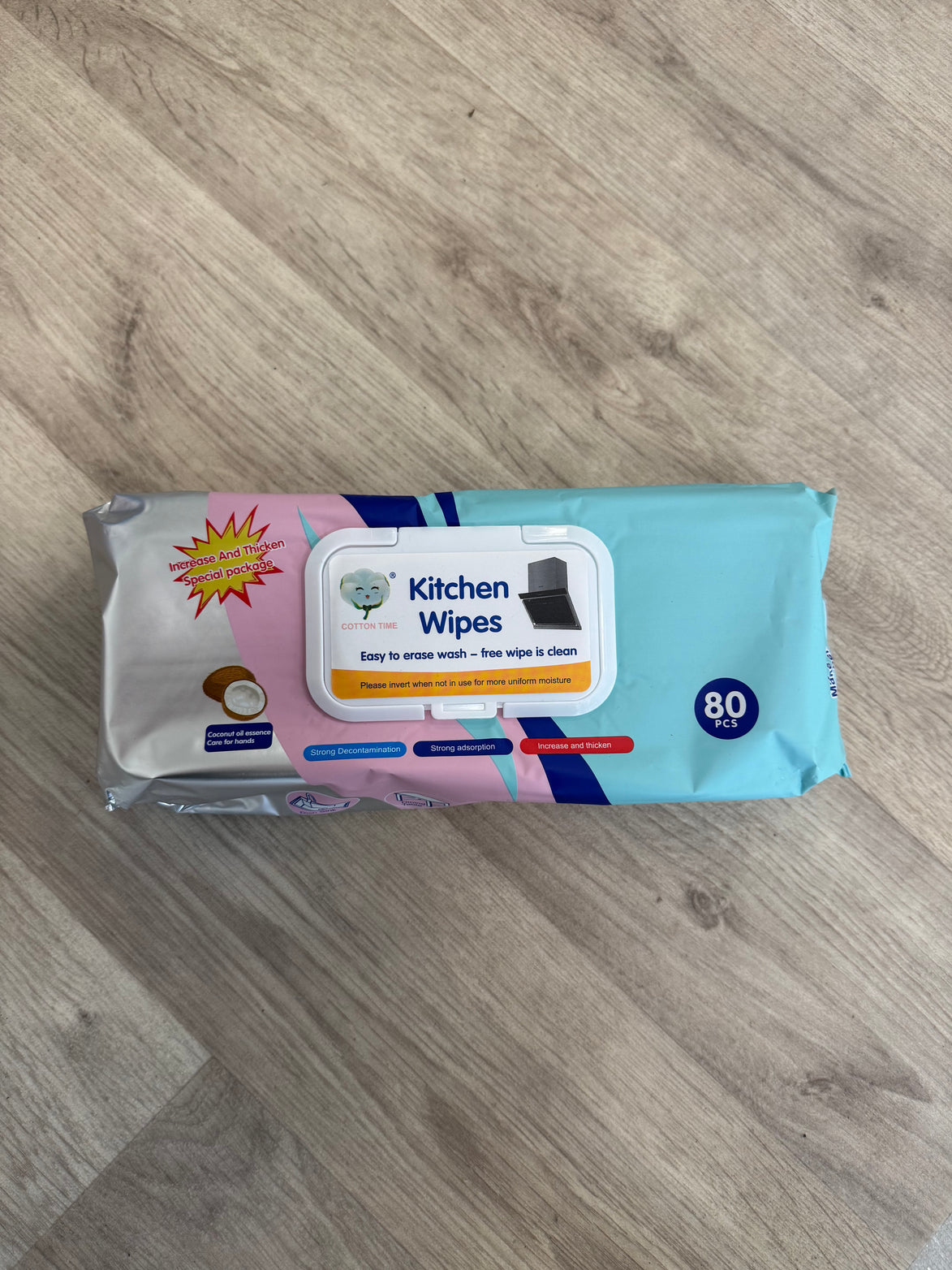 Ubrousky vlhčené kokosové 80 ks