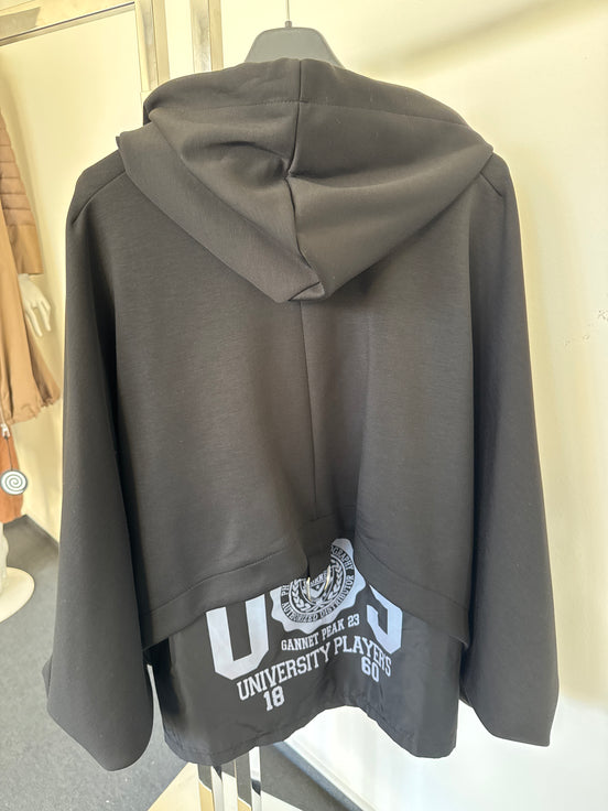 AQ bunda netopýr černá