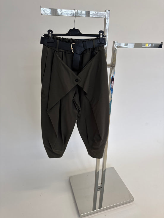 Kalhoty lux khaki