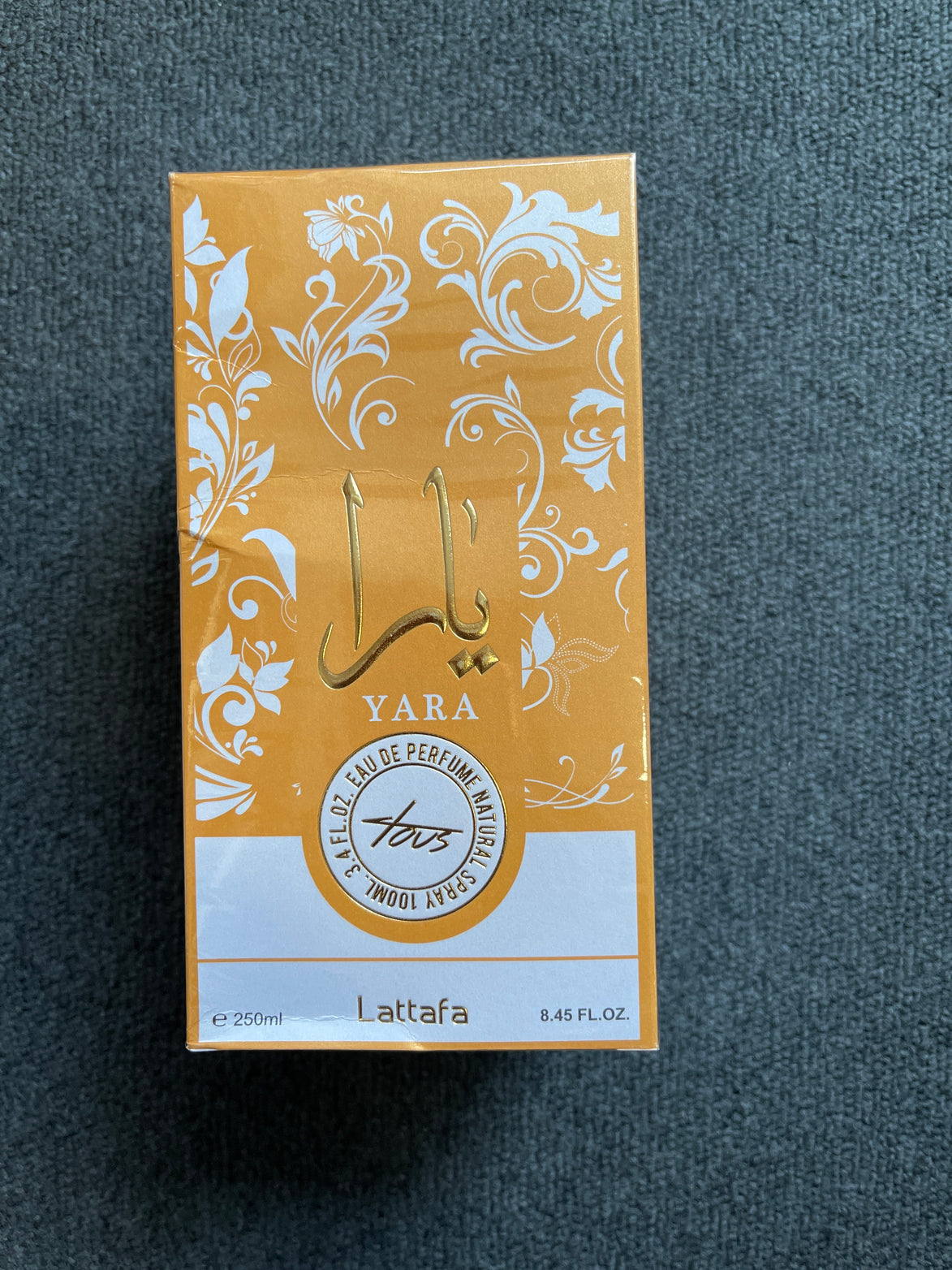 Parfemovaná voda žlutá  tous 250 ml