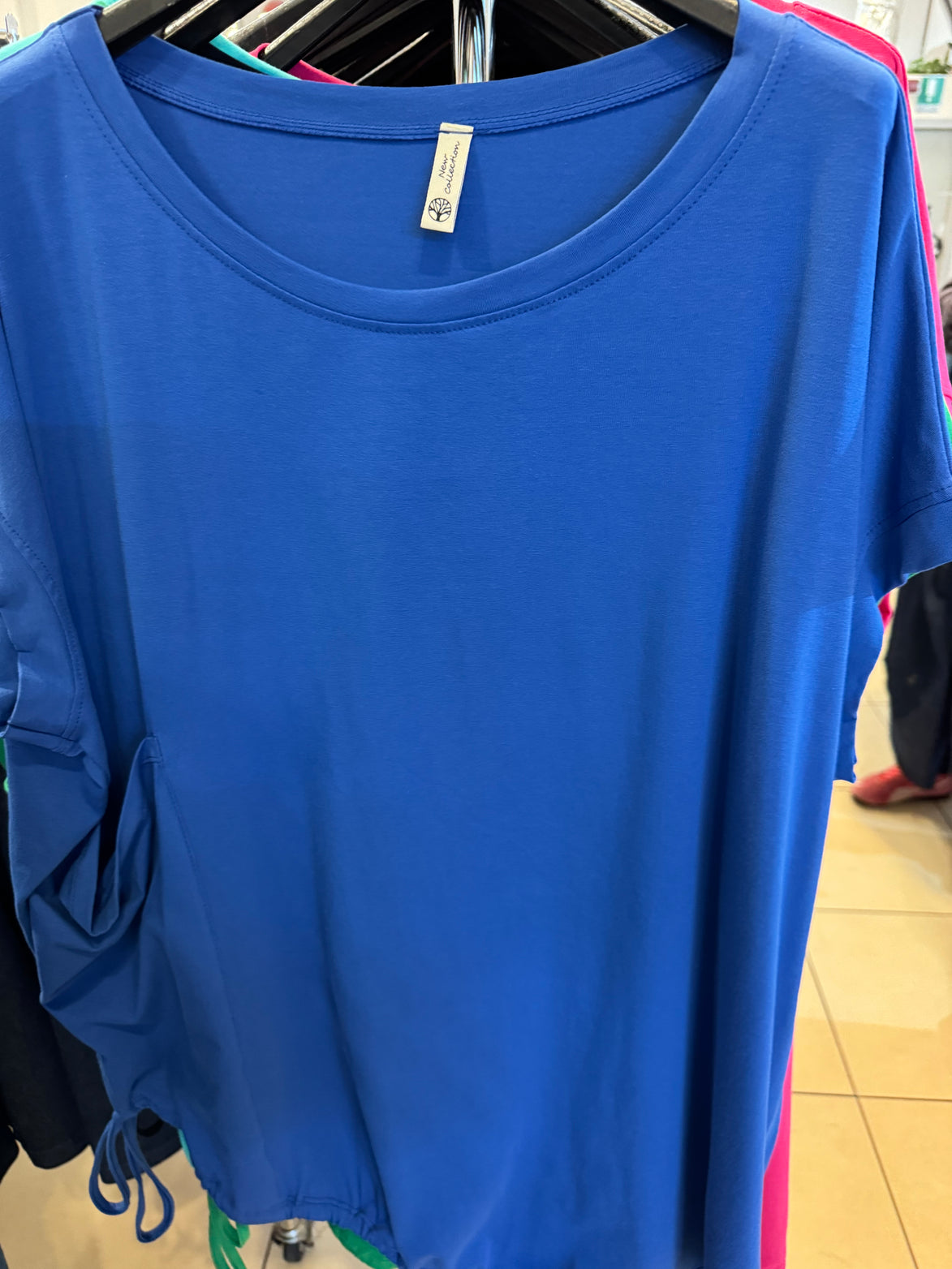 Triko kapsa kr. modrá