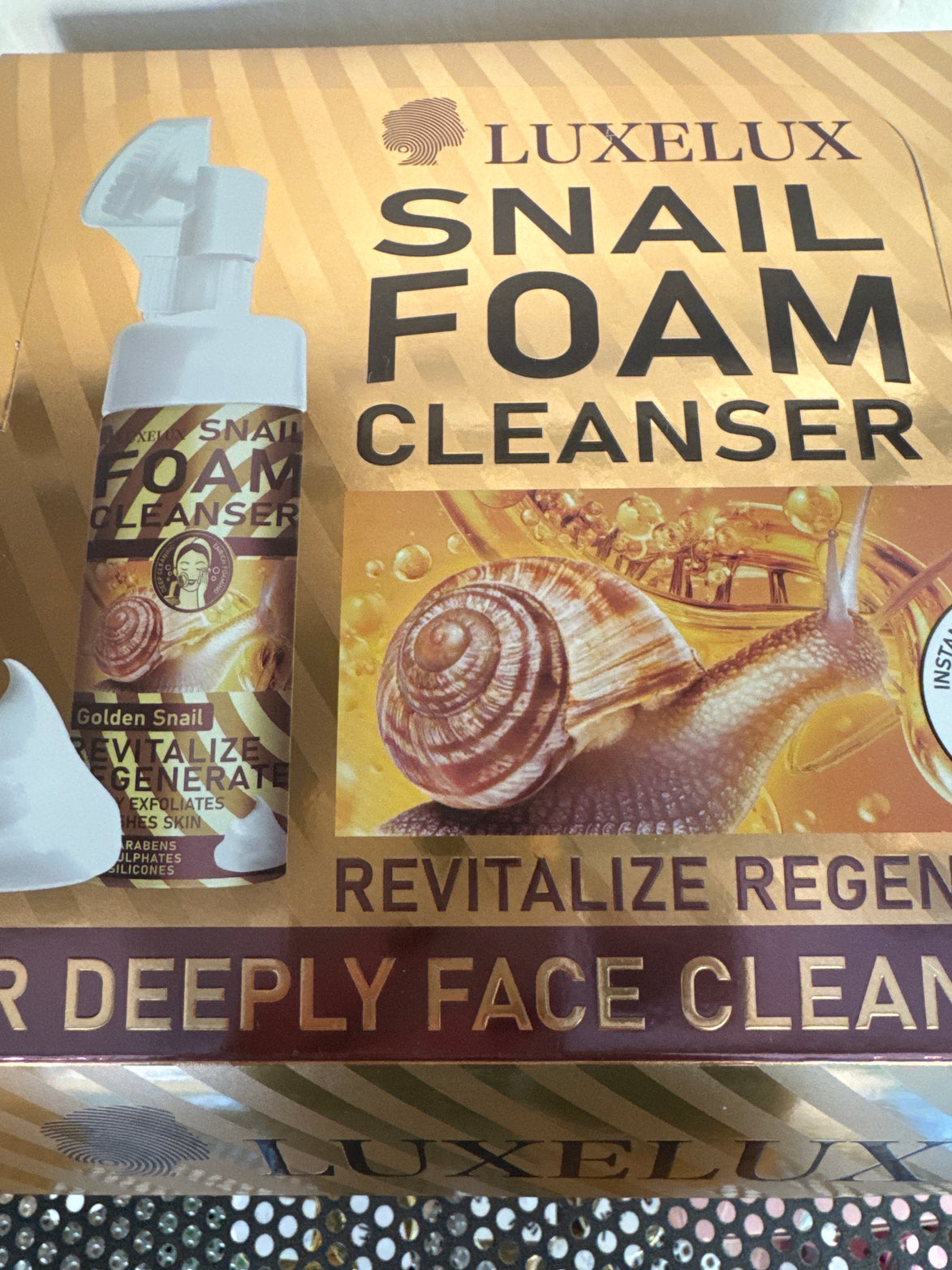 Čistící pěna na obličej Golden Snail