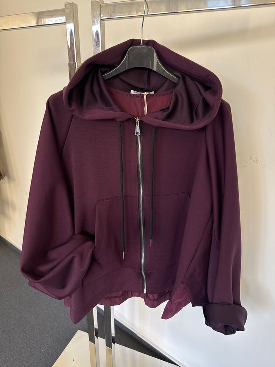 AQ bunda netopýr fialová