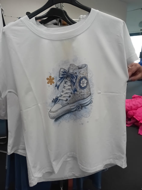 Tričko teniska modrá mašle