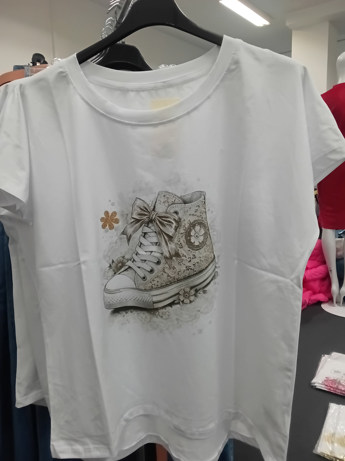 Tričko teniska zelená mašle