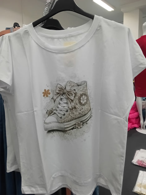 Tričko teniska zelená mašle