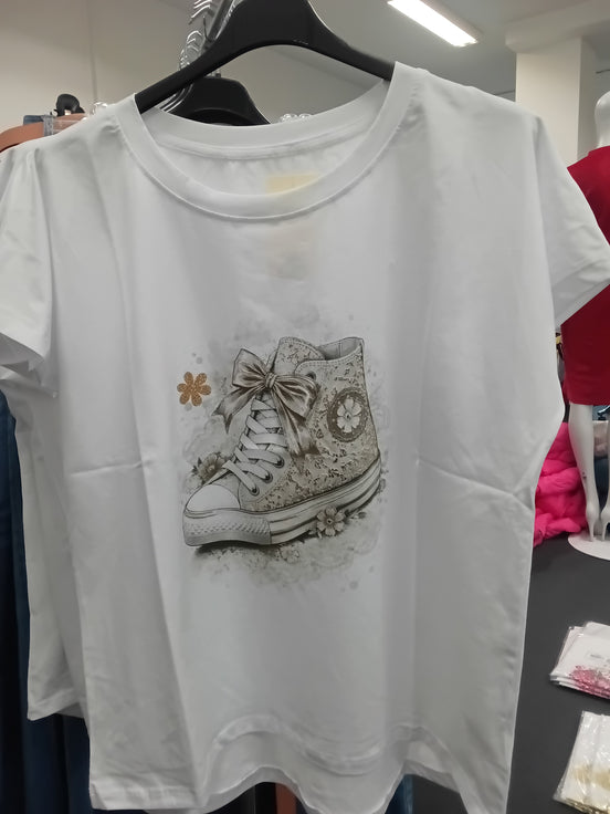 Tričko teniska zelená mašle